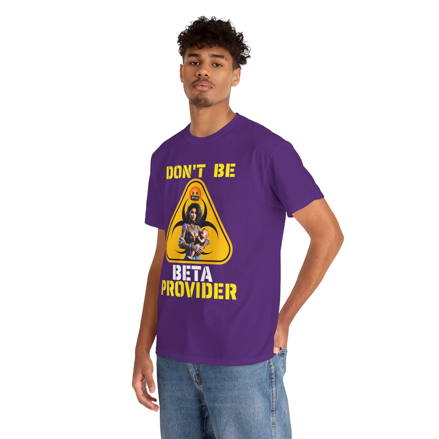CAMISETA HOMBRE ALFA "DON'T BE BETA PROVIDER"(USA).