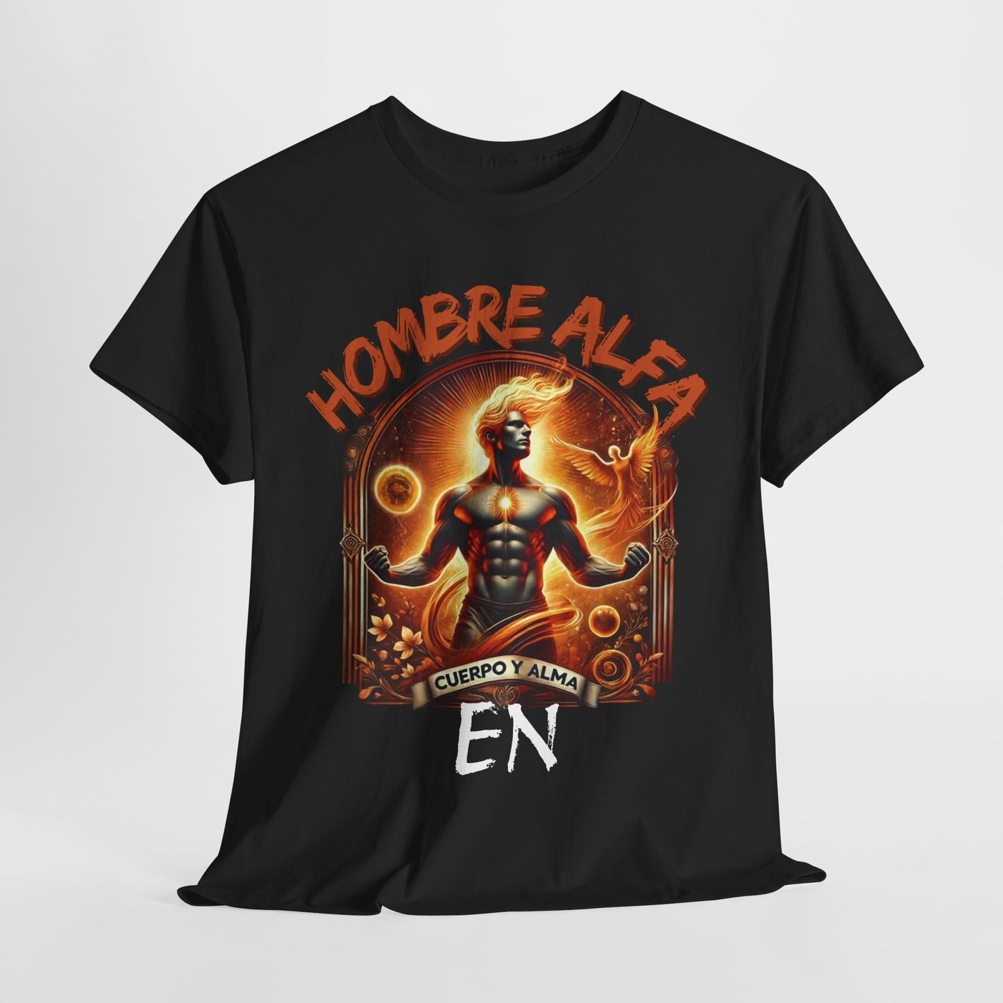 CAMISETA HOMBRE ALFA " EN CUERPO Y ALMA".(USA).