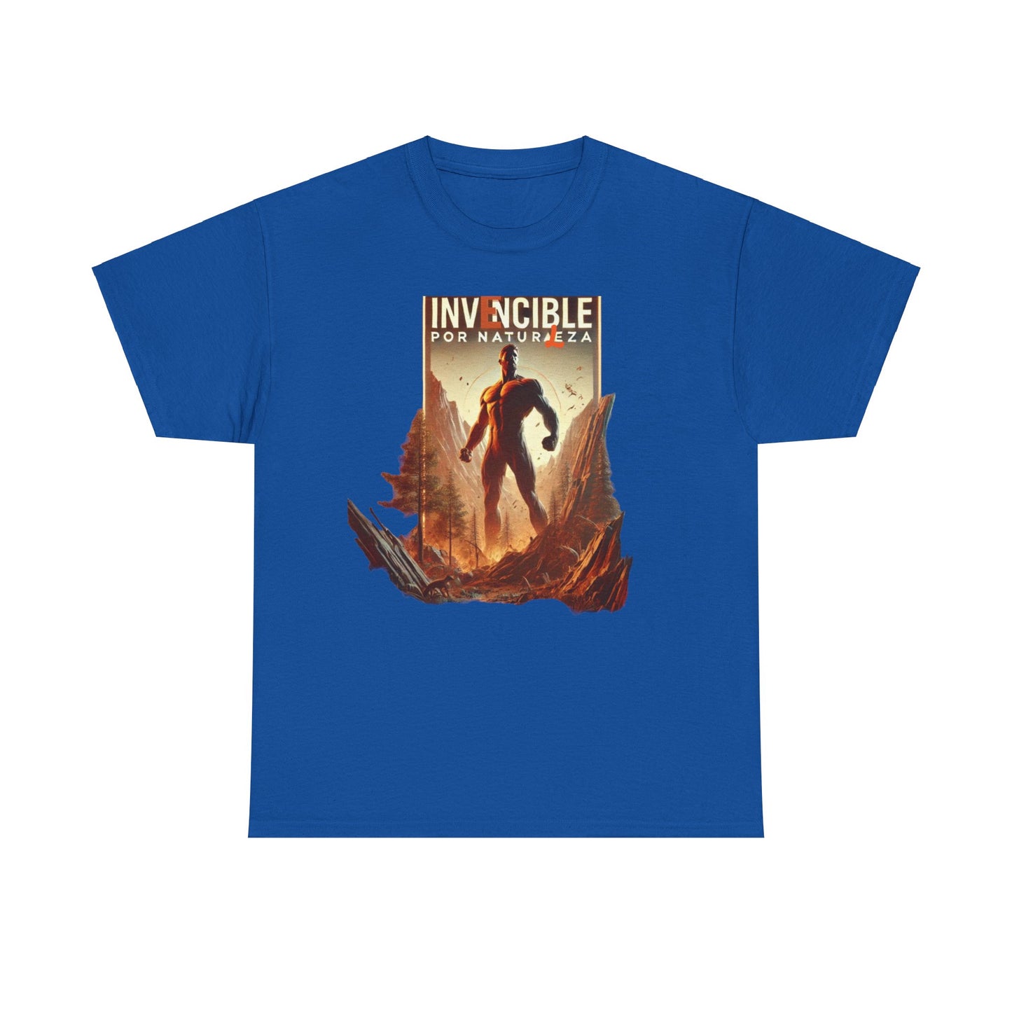 CAMISETA HOMBRE ALFA "INVENCIBLE POR NATURALEZA".(EUROPA).