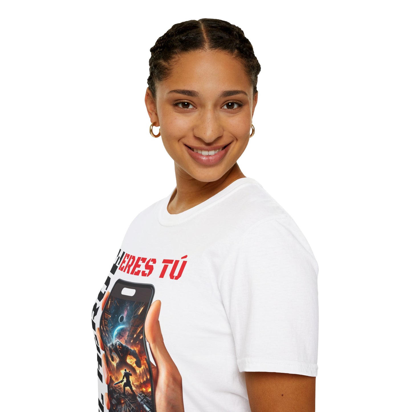 CAMISETA HOMBRE ALFA "EL HÉROE ERES TÚ".(EUROPA).