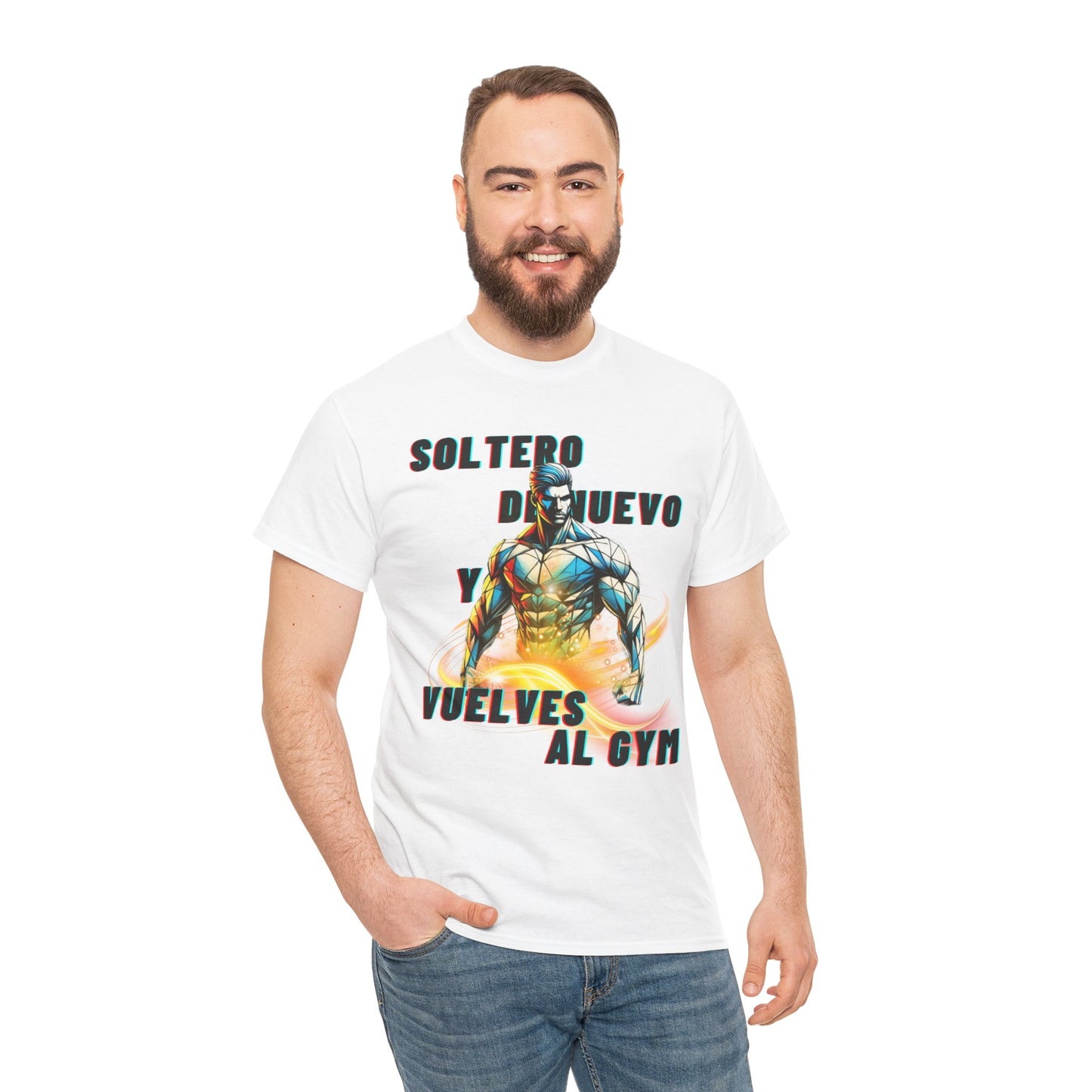 CAMISETA HOMBRE ALFA "SOLTERO DE NUEVO.."(EUROPA)