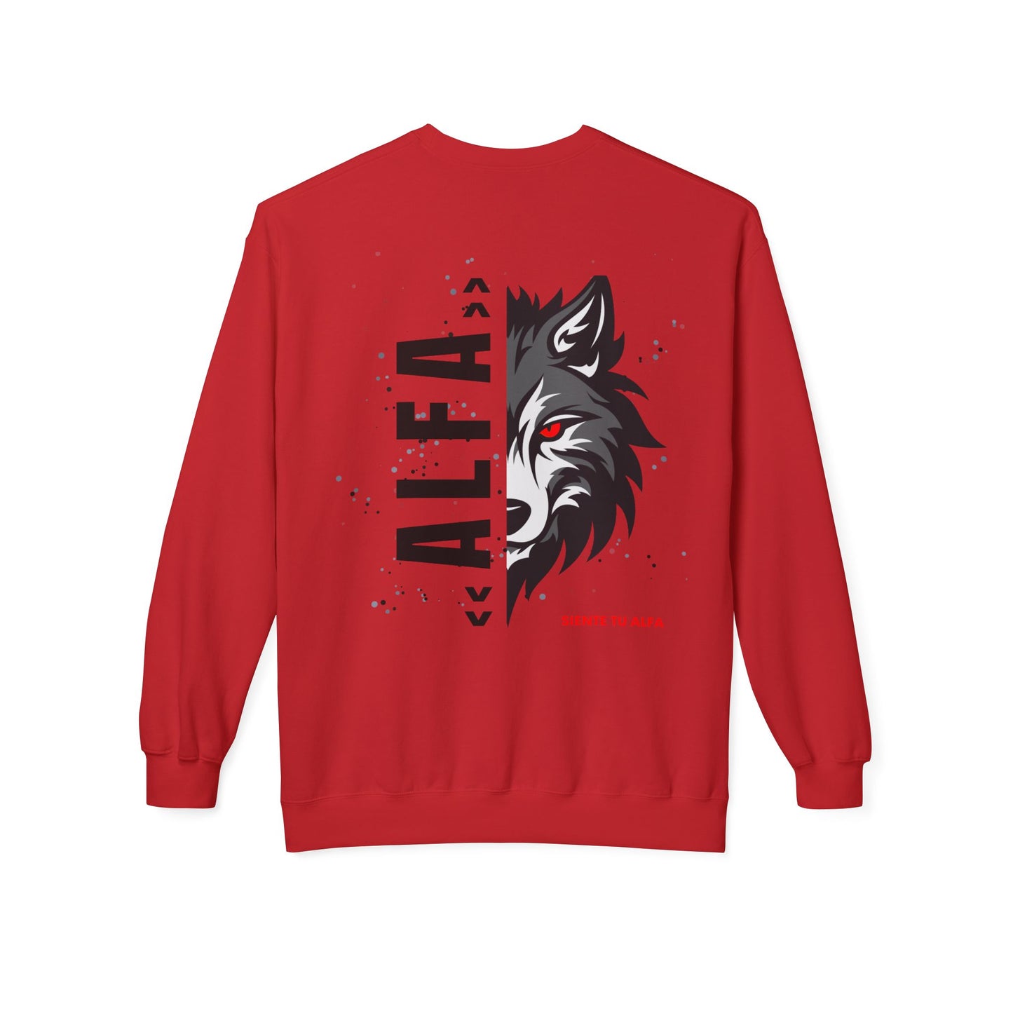 SUDADERA HOMBRE ALFA, "SIENTE TU ALFA". (USA).