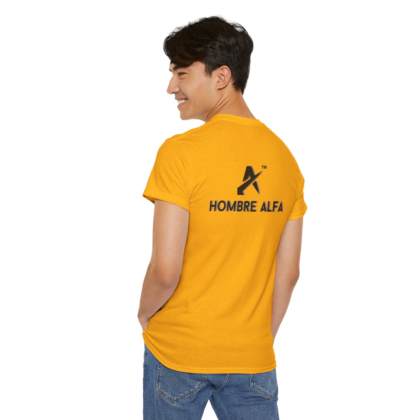 CAMISETA HOMBRE ALFA "I NEVER GIVE UP".(USA).