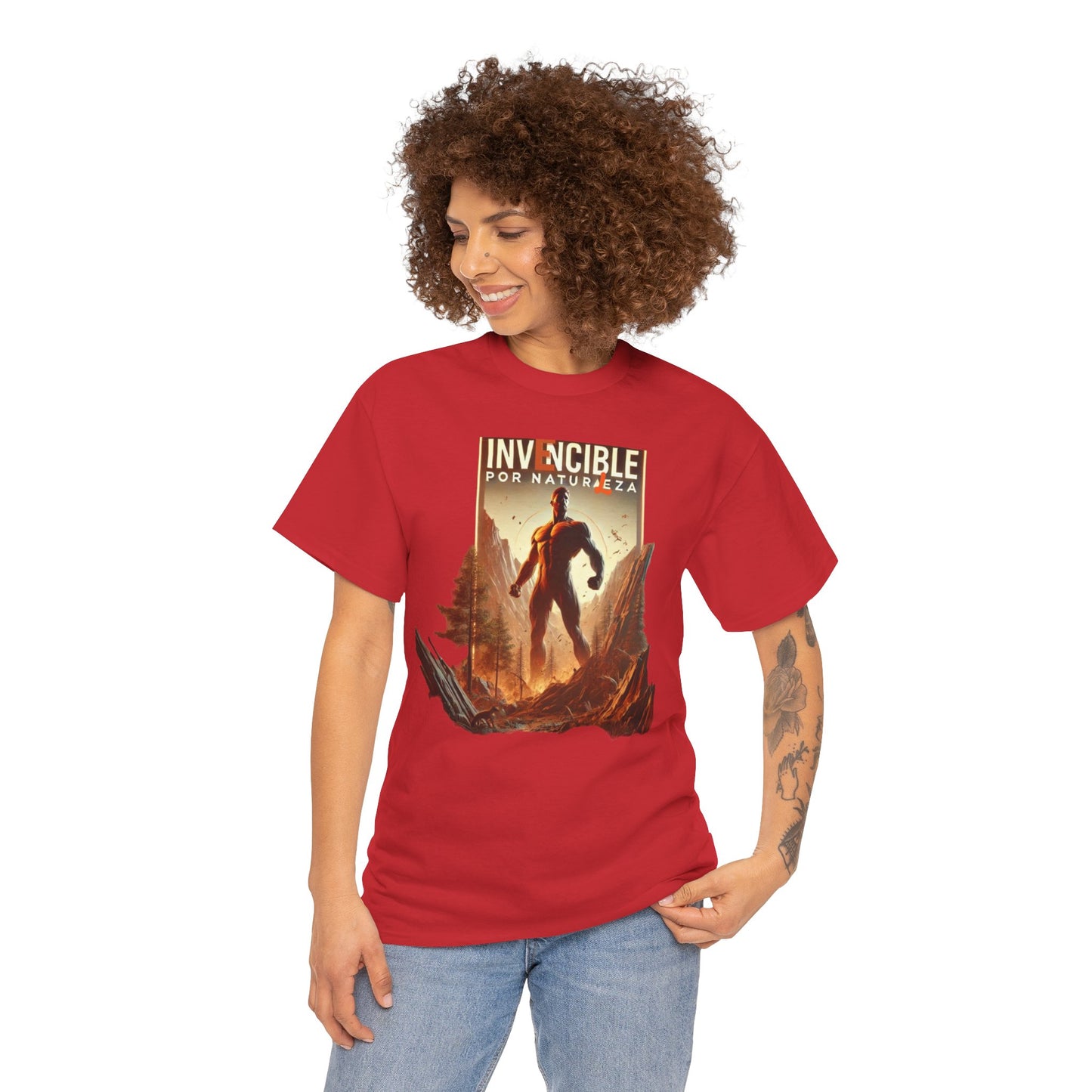 CAMISETA HOMBRE ALFA "INVENCIBLE POR NATURALEZA".(EUROPA).