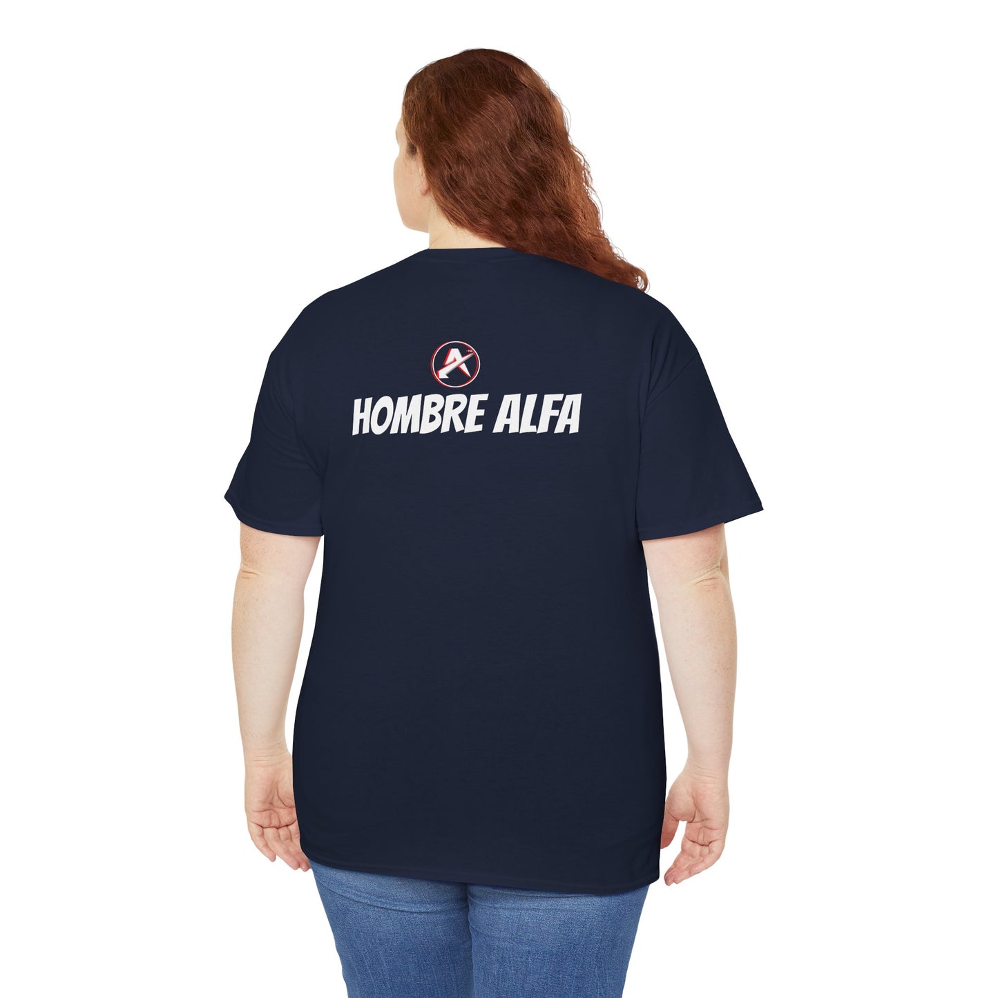 CAMISETA HOMBRE ALFA "EL FEMINISMO TE ENGAÑA".(EUROPA)