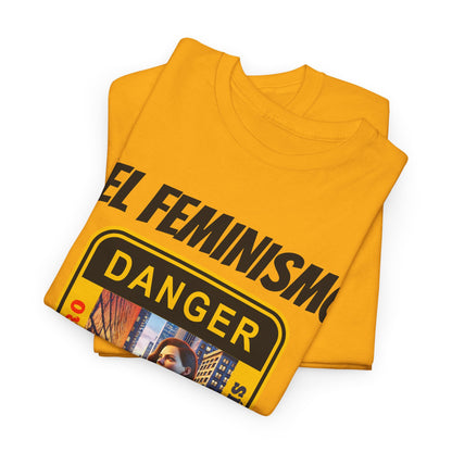 CAMISETA HOMBRE ALFA "EL FEMINISMO TE ENGAÑA".(EUROPA)