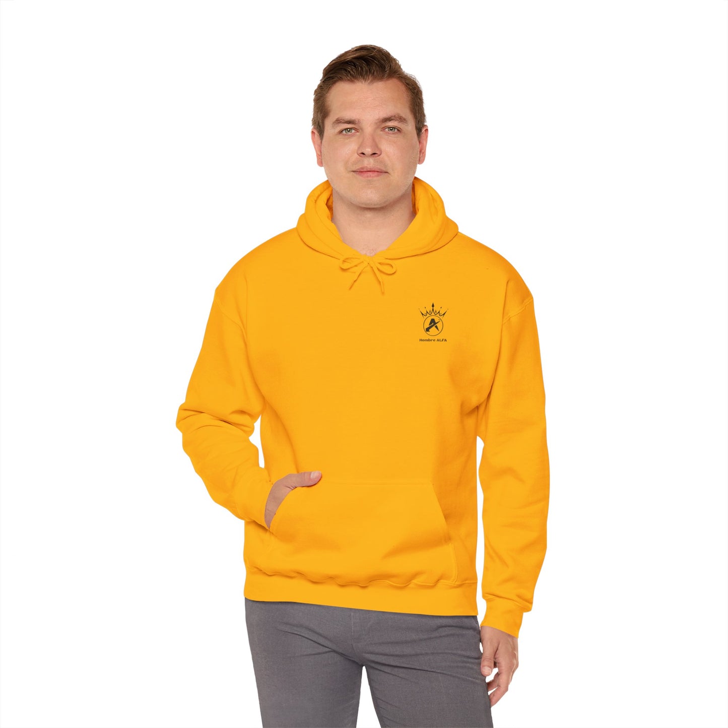 SUDADERA CON GORRO  "SIENTE TU ALFA". (EUROPA).
