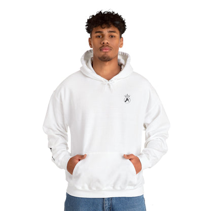 SUDADERA CON GORRO HOMBRE ALFA, "NUNCA ME RINDO".(USA).