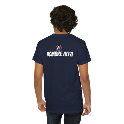 CAMISETA HOMBRE ALFA "EL FEMINISMO TE ENGAÑA".(EUROPA)