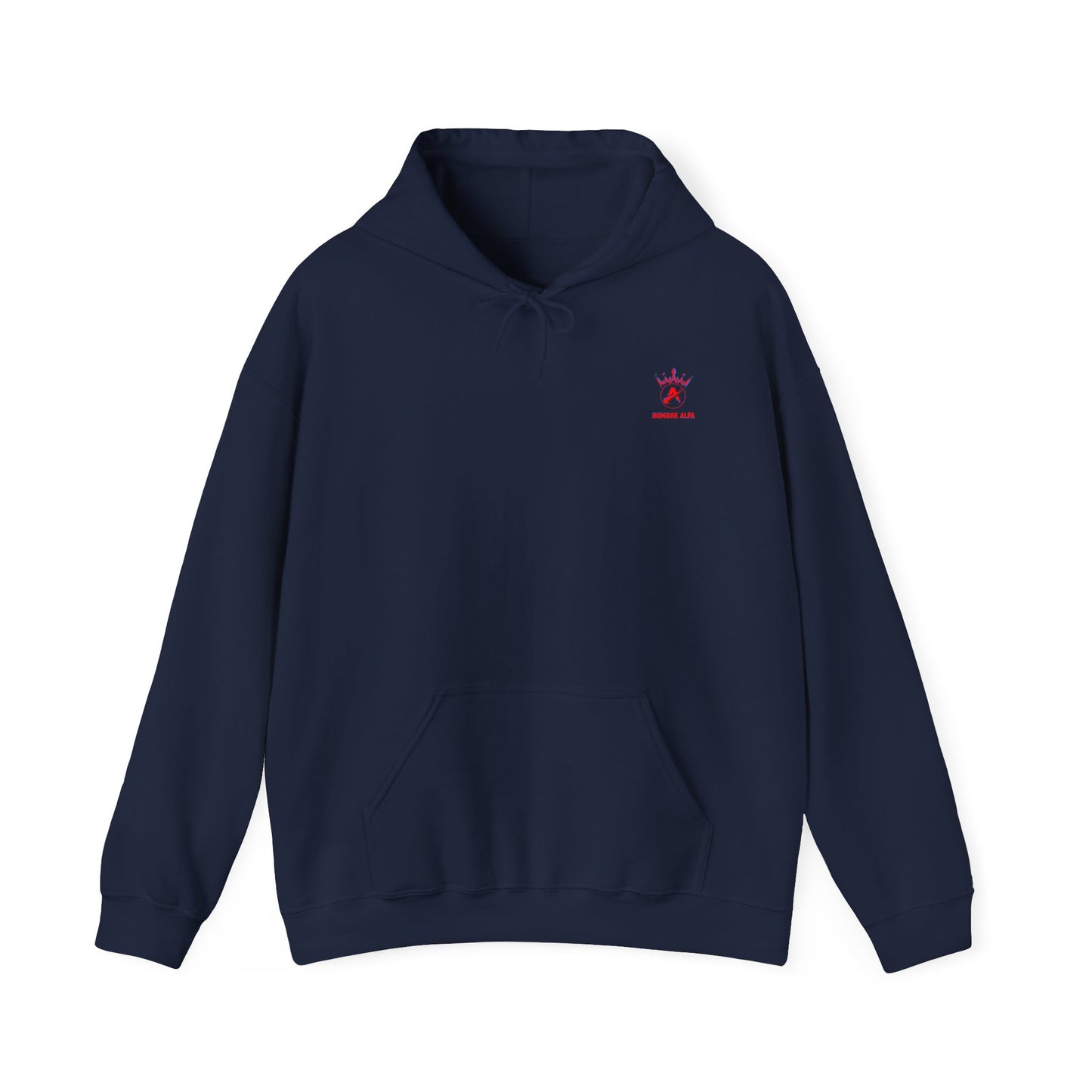 SUDADERA CON GORRO "SÉ UN HOMBRE ALFA". (EUROPA).