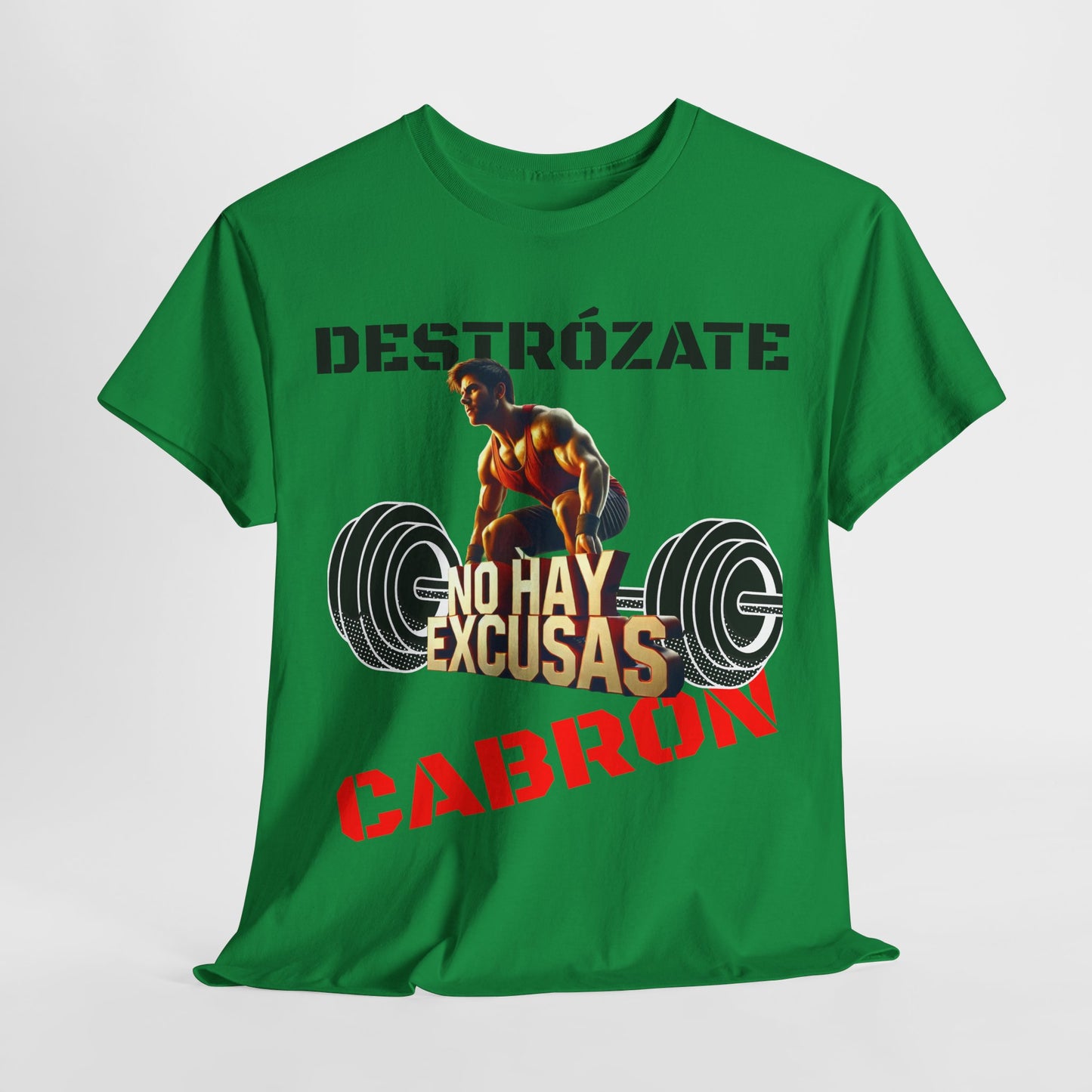 CAMISETA HOMBRE ALFA "NO HAY EXCUSAS".(EUROPA).