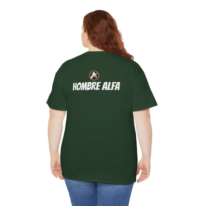 CAMISETA HOMBRE ALFA "EL FEMINISMO TE ENGAÑA".(EUROPA)