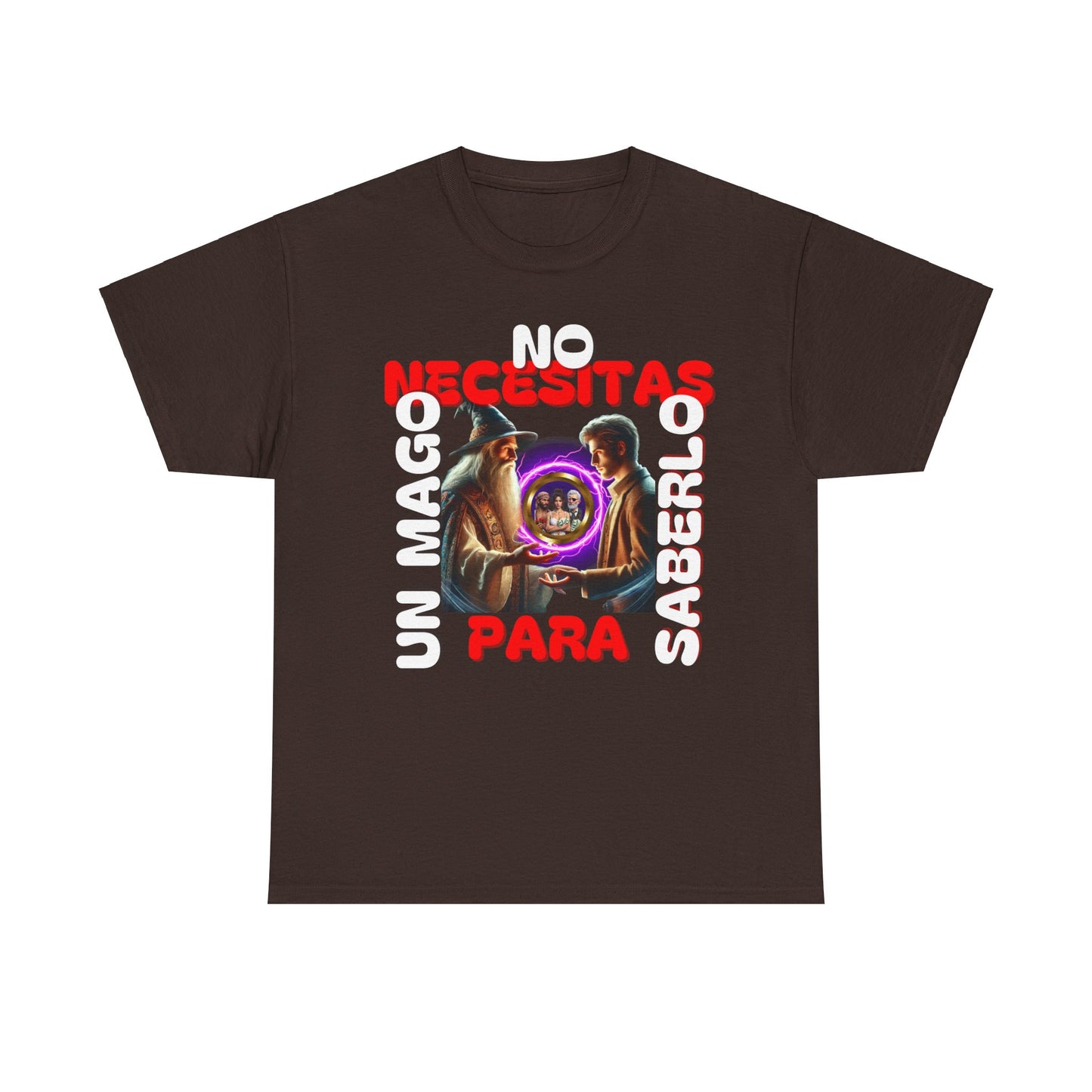 CAMISETA HOMBRE ALFA "NO NECESITAS UN MAGO.."(EUROPA).
