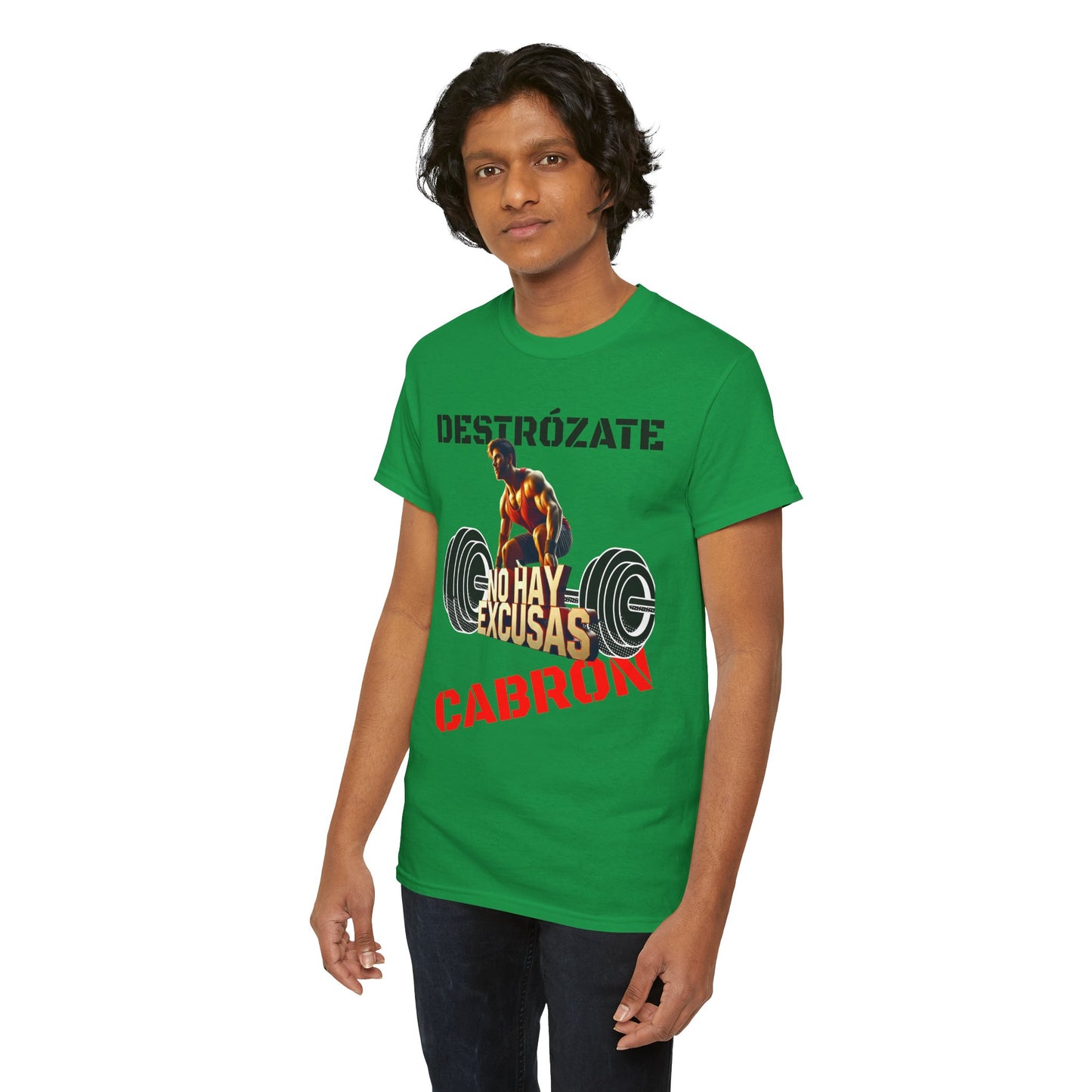 CAMISETA HOMBRE ALFA "NO HAY EXCUSAS".(EUROPA).