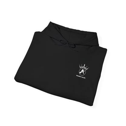 SUDADERA CON GORRO  "SIENTE TU ALFA". (EUROPA).
