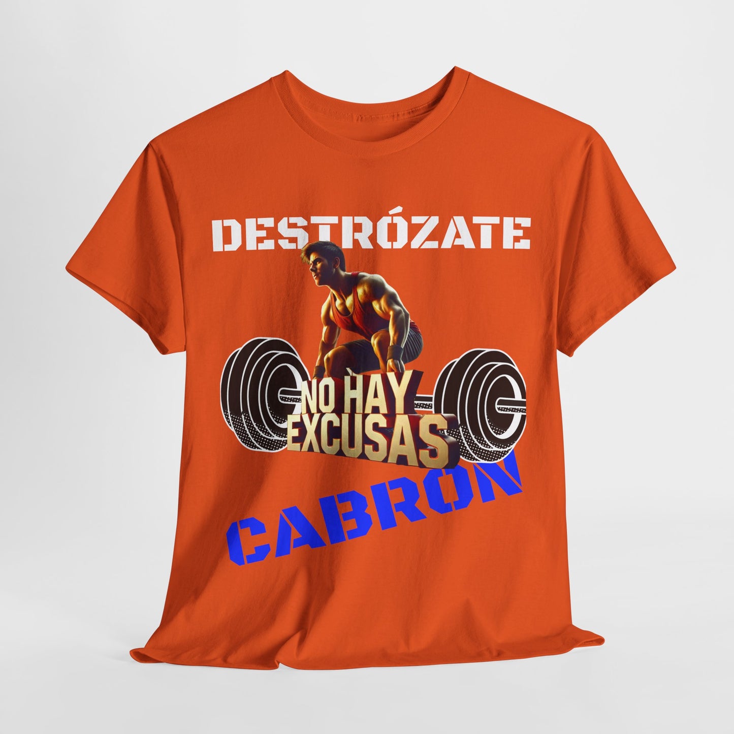 CAMISETA HOMBRE ALFA "NO HAY EXCUSAS".(EUROPA).