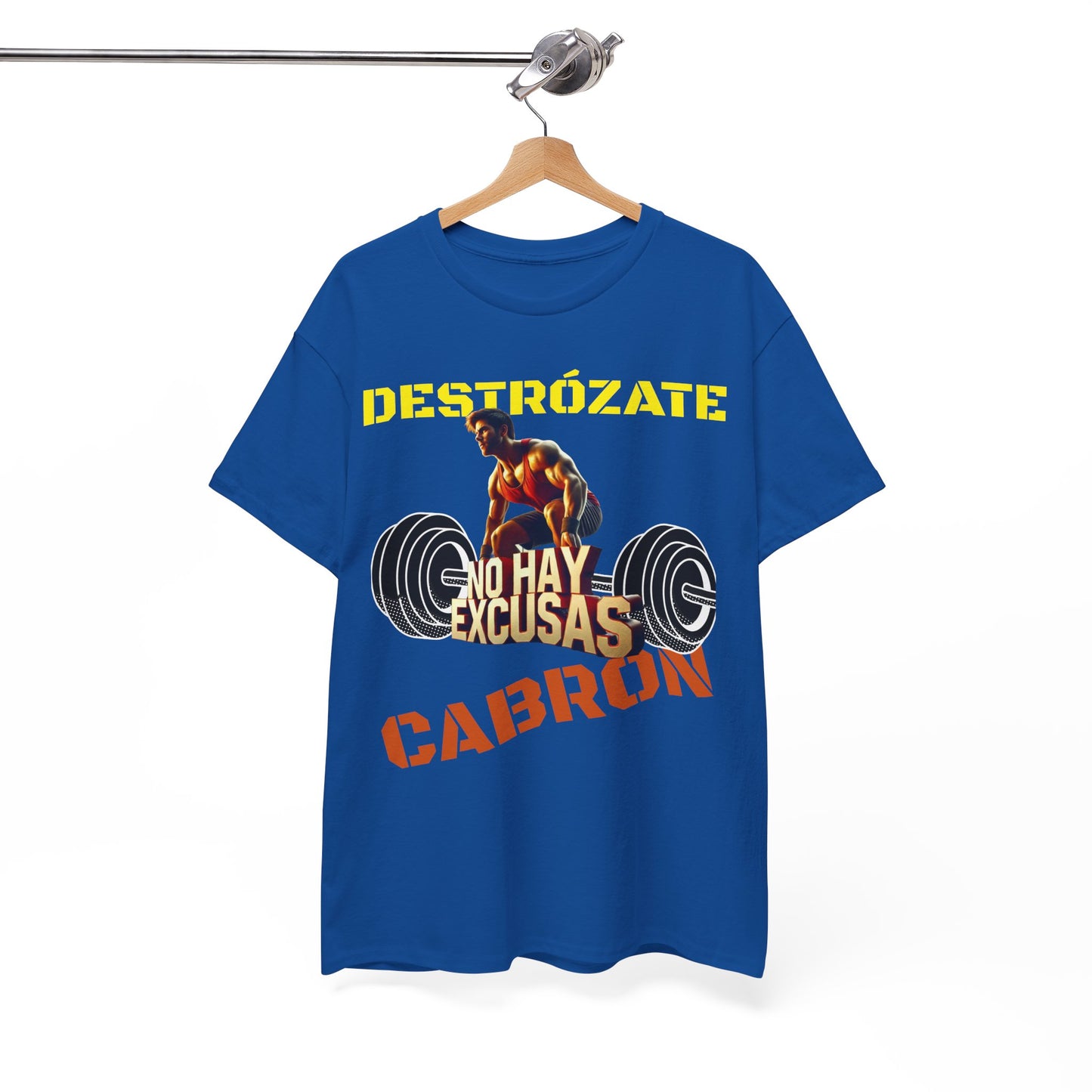 CAMISETA HOMBRE ALFA "NO HAY EXCUSAS".(EUROPA).