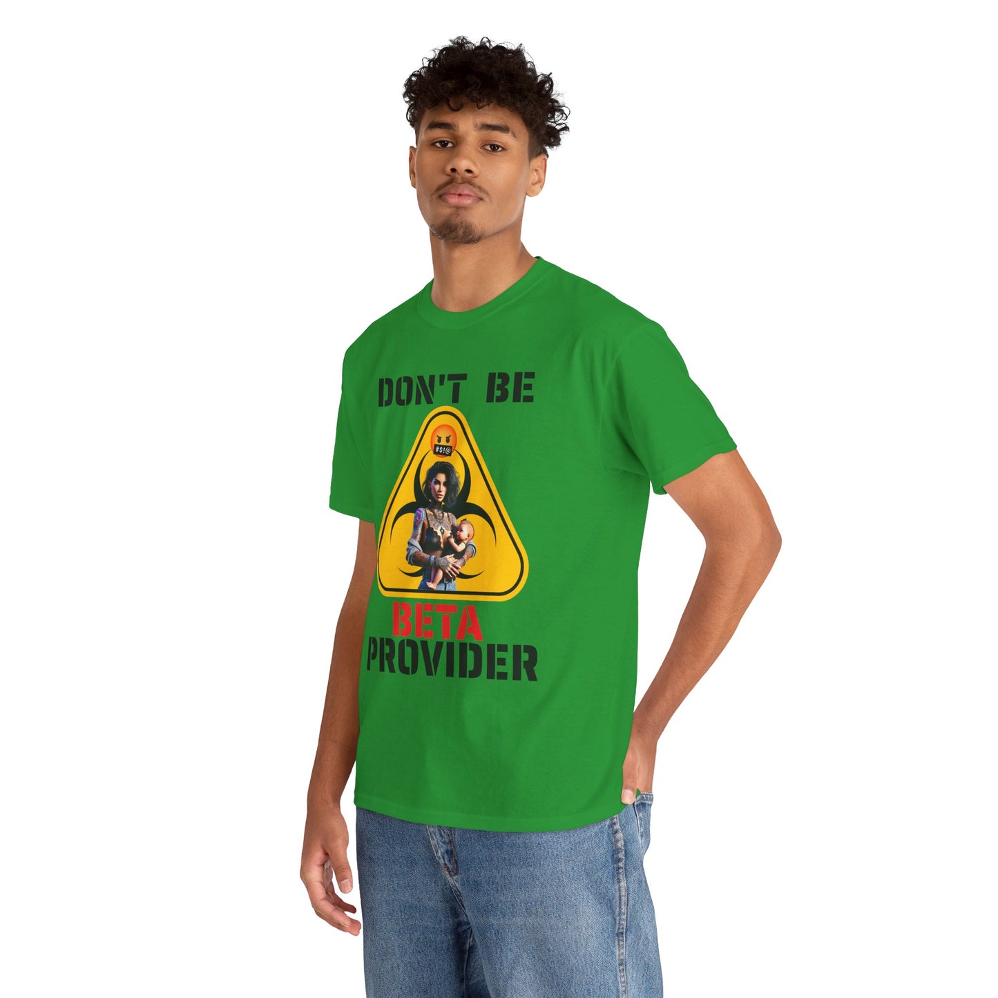CAMISETA HOMBRE ALFA "DON'T BE BETA PROVIDER"(USA).