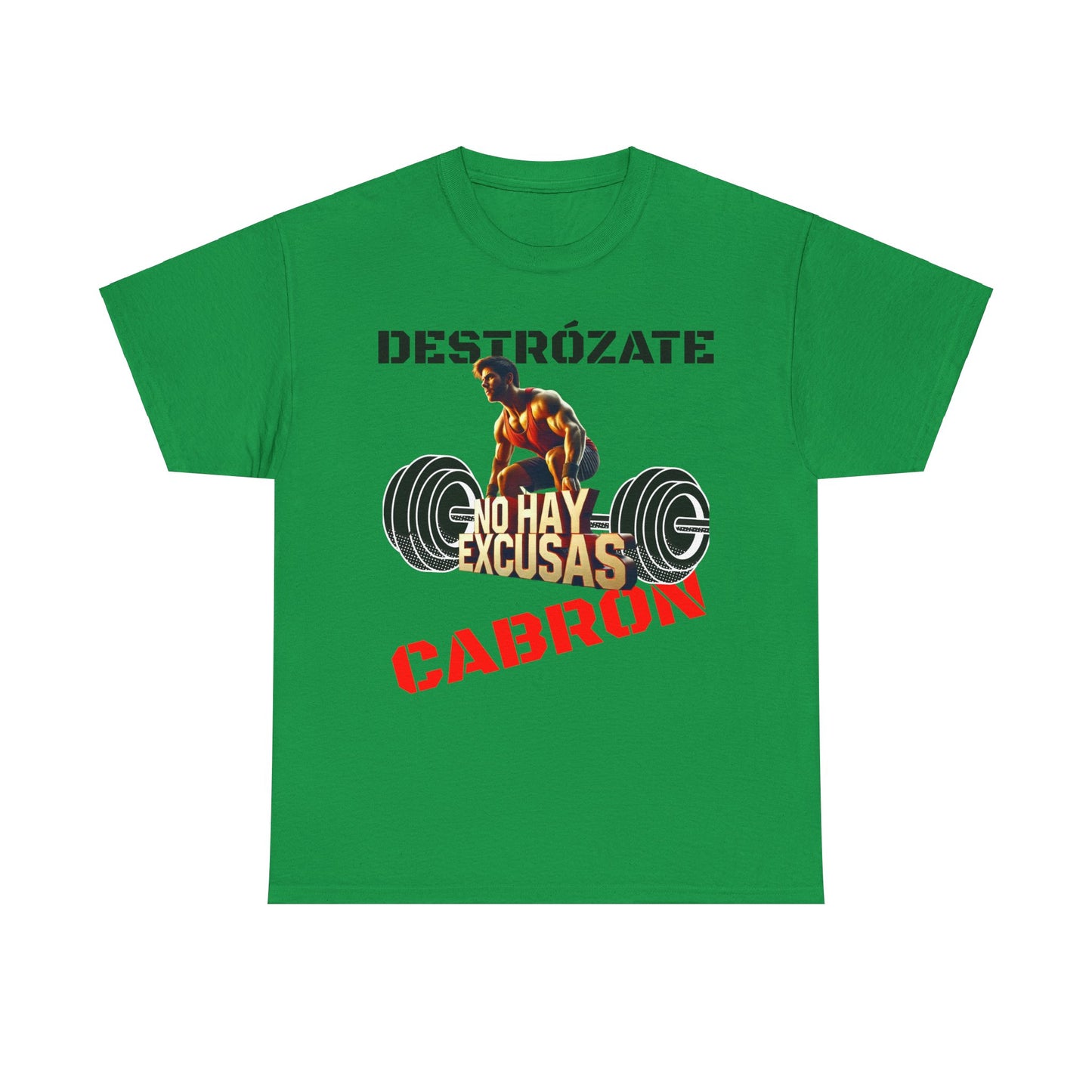 CAMISETA HOMBRE ALFA "NO HAY EXCUSAS".(EUROPA).