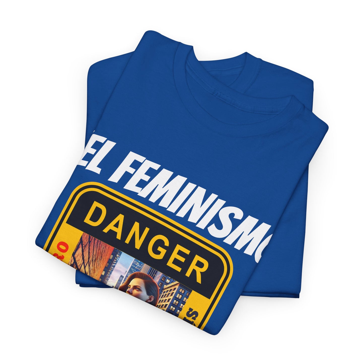 CAMISETA HOMBRE ALFA "EL FEMINISMO TE ENGAÑA".(EUROPA)