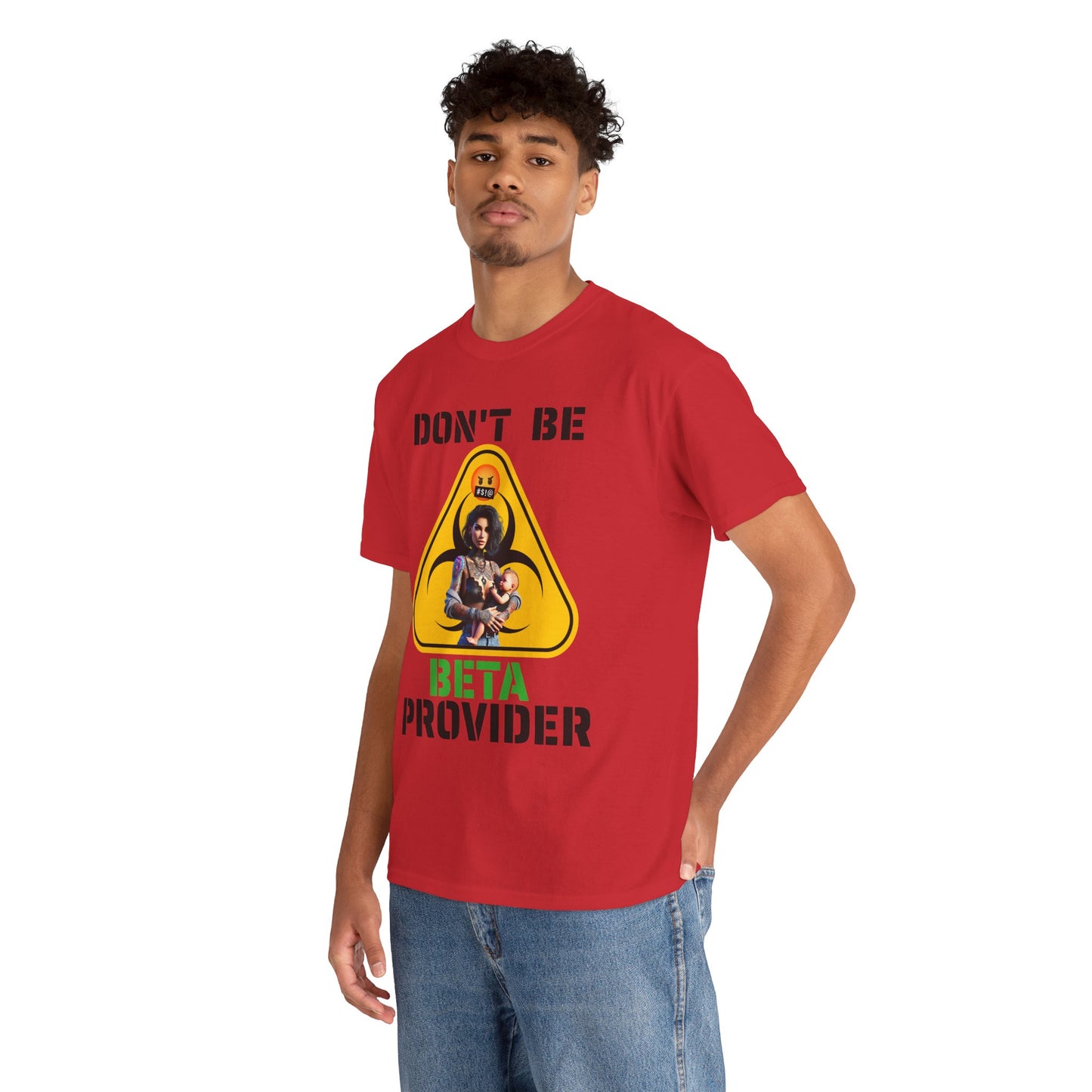 CAMISETA HOMBRE ALFA "DON'T BE BETA PROVIDER"(USA).
