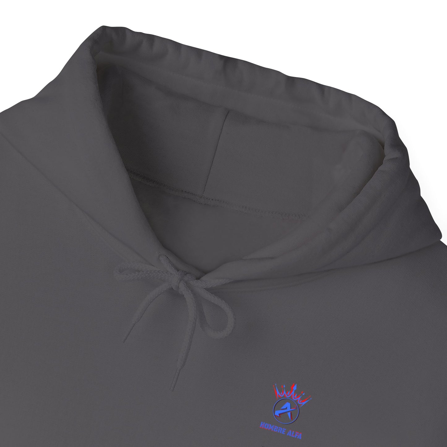 SUDADERA CON GORRO "SÉ UN HOMBRE ALFA". (EUROPA).