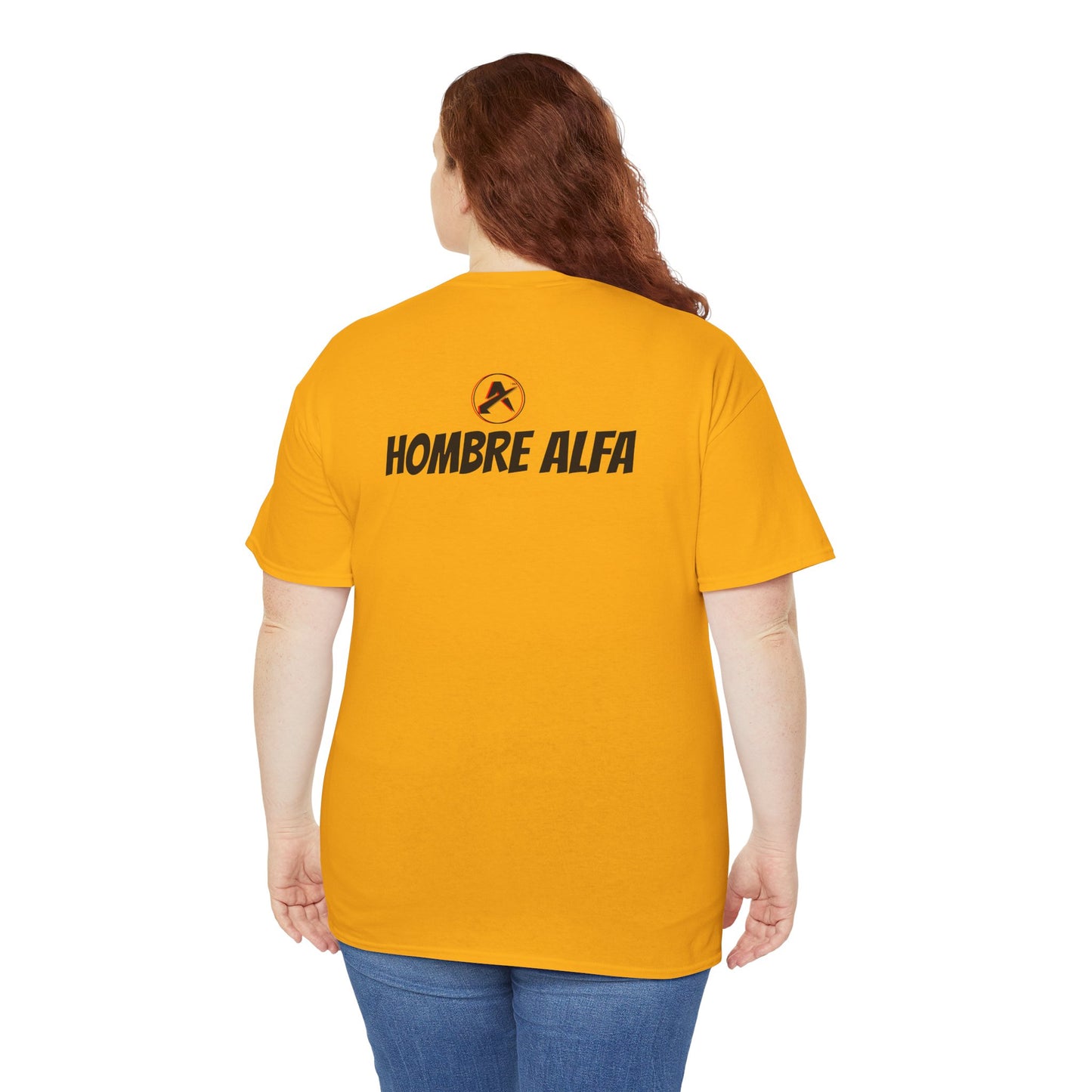 CAMISETA HOMBRE ALFA "EL FEMINISMO TE ENGAÑA".(EUROPA)