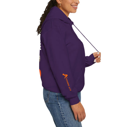 SUDADERA CON GORRO HOMBRE ALFA, "NUNCA ME RINDO".(USA).