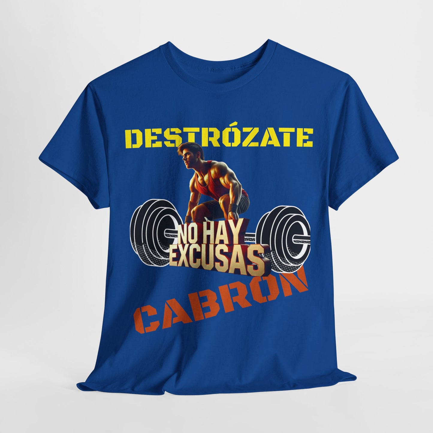 CAMISETA HOMBRE ALFA "NO HAY EXCUSAS".(EUROPA).