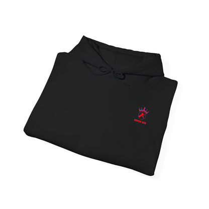 SUDADERA CON GORRO "SÉ UN HOMBRE ALFA". (EUROPA).