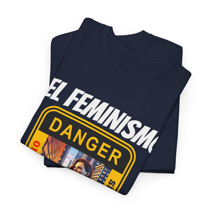 CAMISETA HOMBRE ALFA "EL FEMINISMO TE ENGAÑA".(EUROPA)