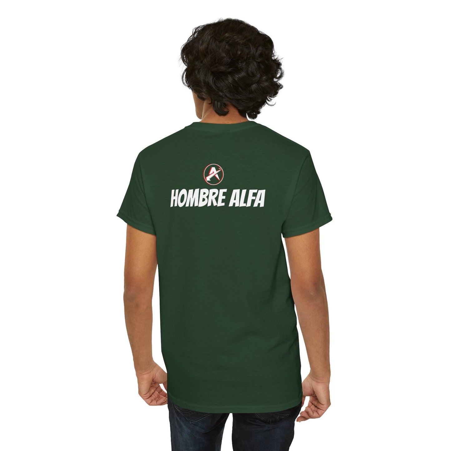 CAMISETA HOMBRE ALFA "EL FEMINISMO TE ENGAÑA".(EUROPA)