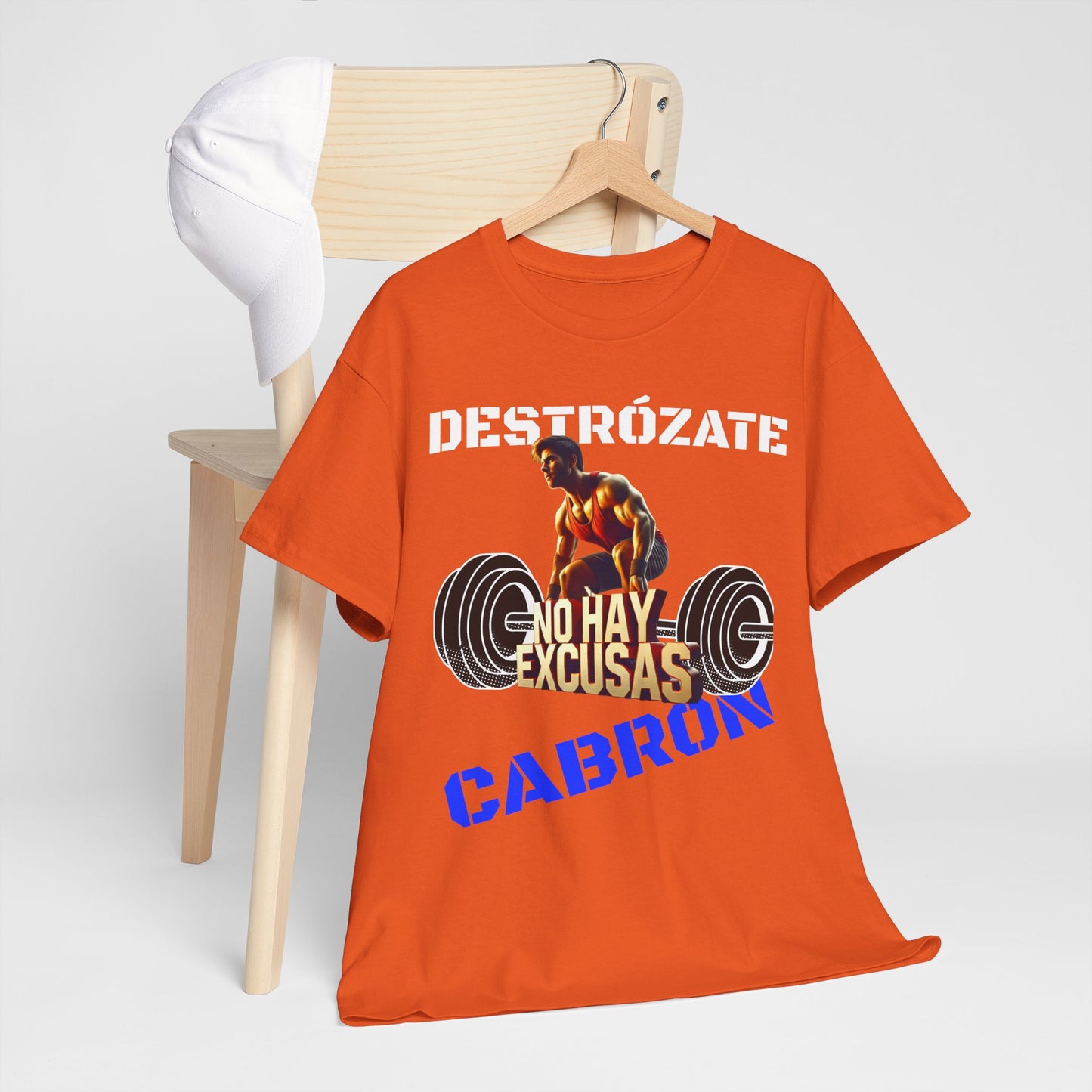 CAMISETA HOMBRE ALFA "NO HAY EXCUSAS".(EUROPA).
