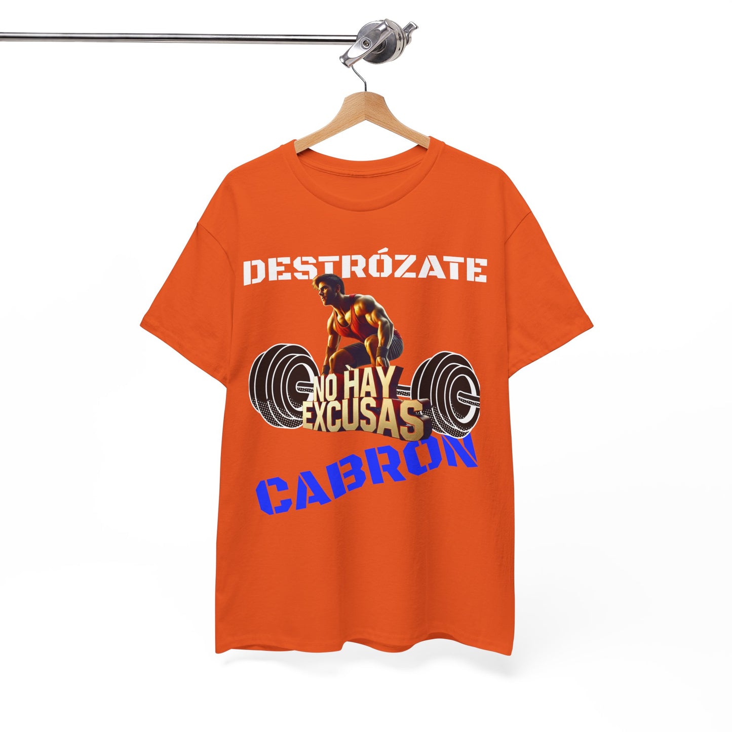 CAMISETA HOMBRE ALFA "NO HAY EXCUSAS".(EUROPA).