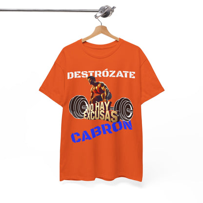CAMISETA HOMBRE ALFA "NO HAY EXCUSAS".(EUROPA).