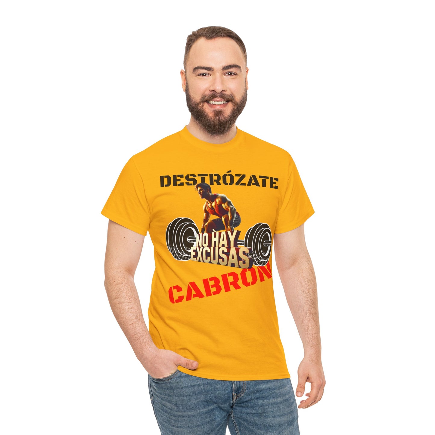 CAMISETA HOMBRE ALFA "NO HAY EXCUSAS".(EUROPA).