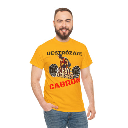 CAMISETA HOMBRE ALFA "NO HAY EXCUSAS".(EUROPA).