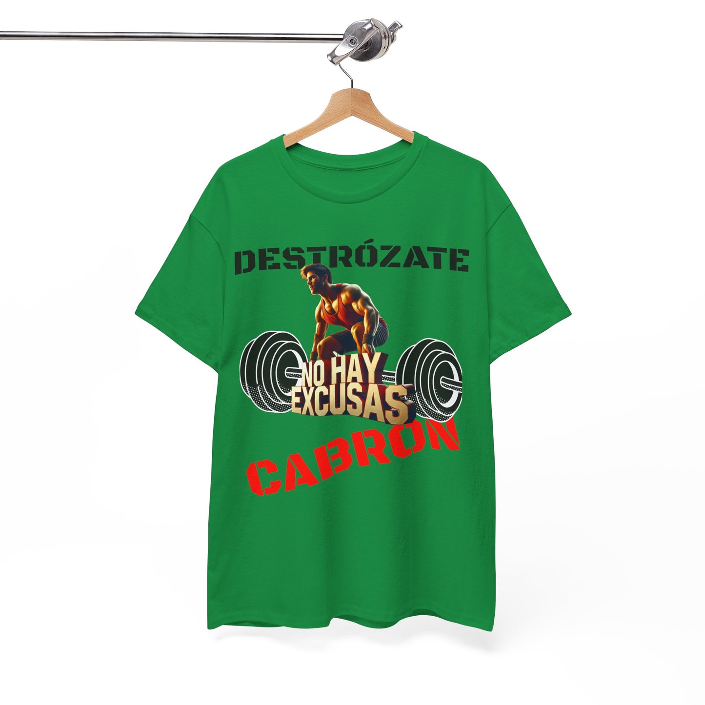 CAMISETA HOMBRE ALFA "NO HAY EXCUSAS".(EUROPA).