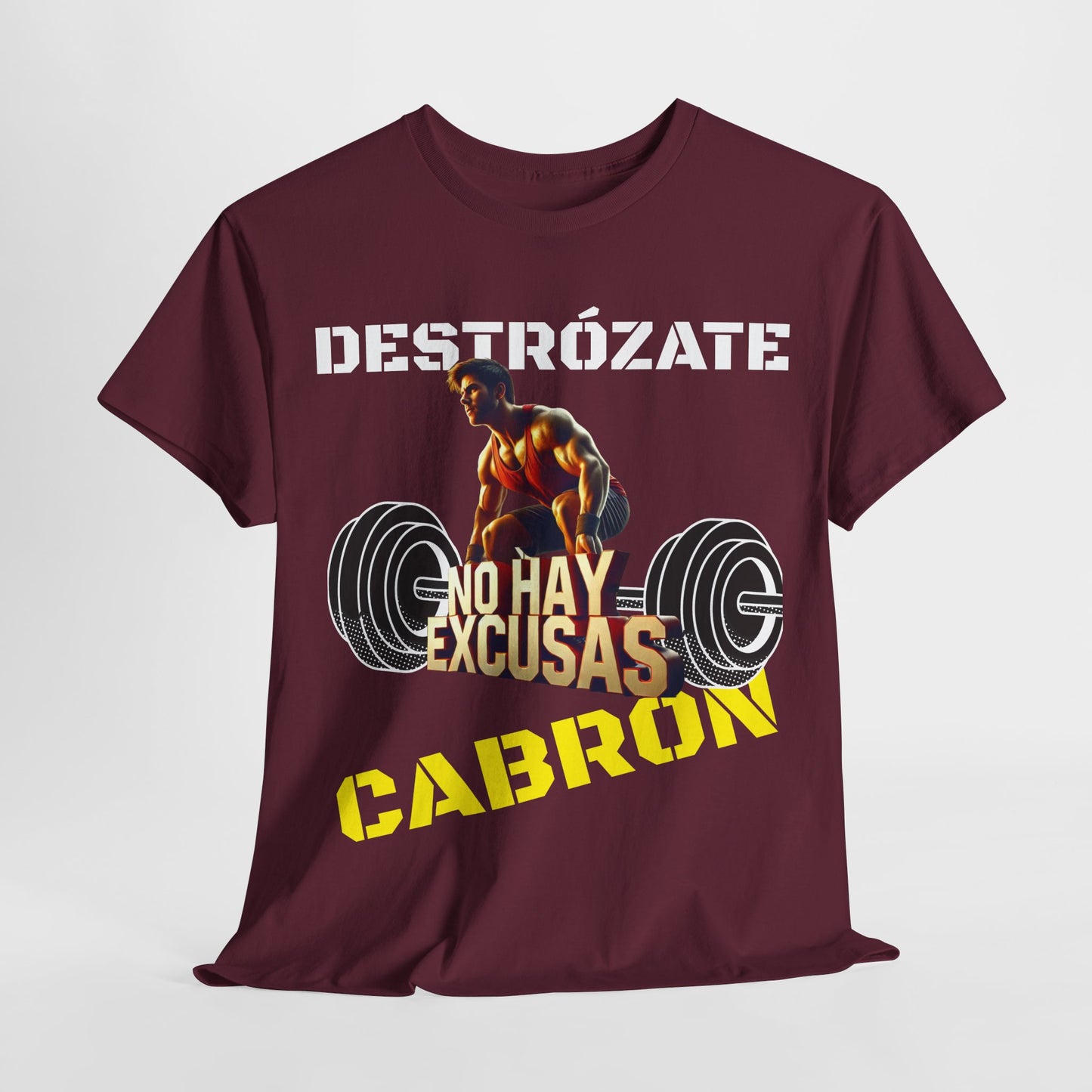 CAMISETA HOMBRE ALFA "NO HAY EXCUSAS".(EUROPA).