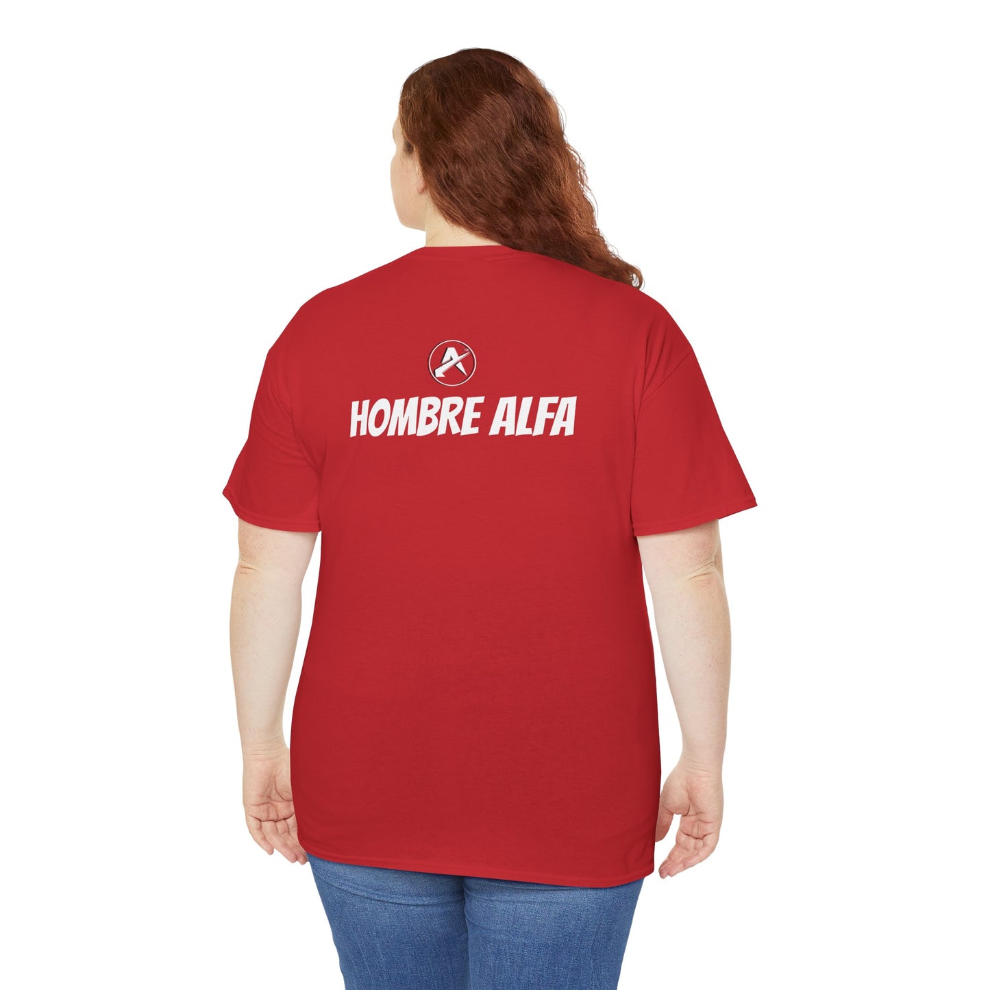 CAMISETA HOMBRE ALFA "EL FEMINISMO TE ENGAÑA".(EUROPA)