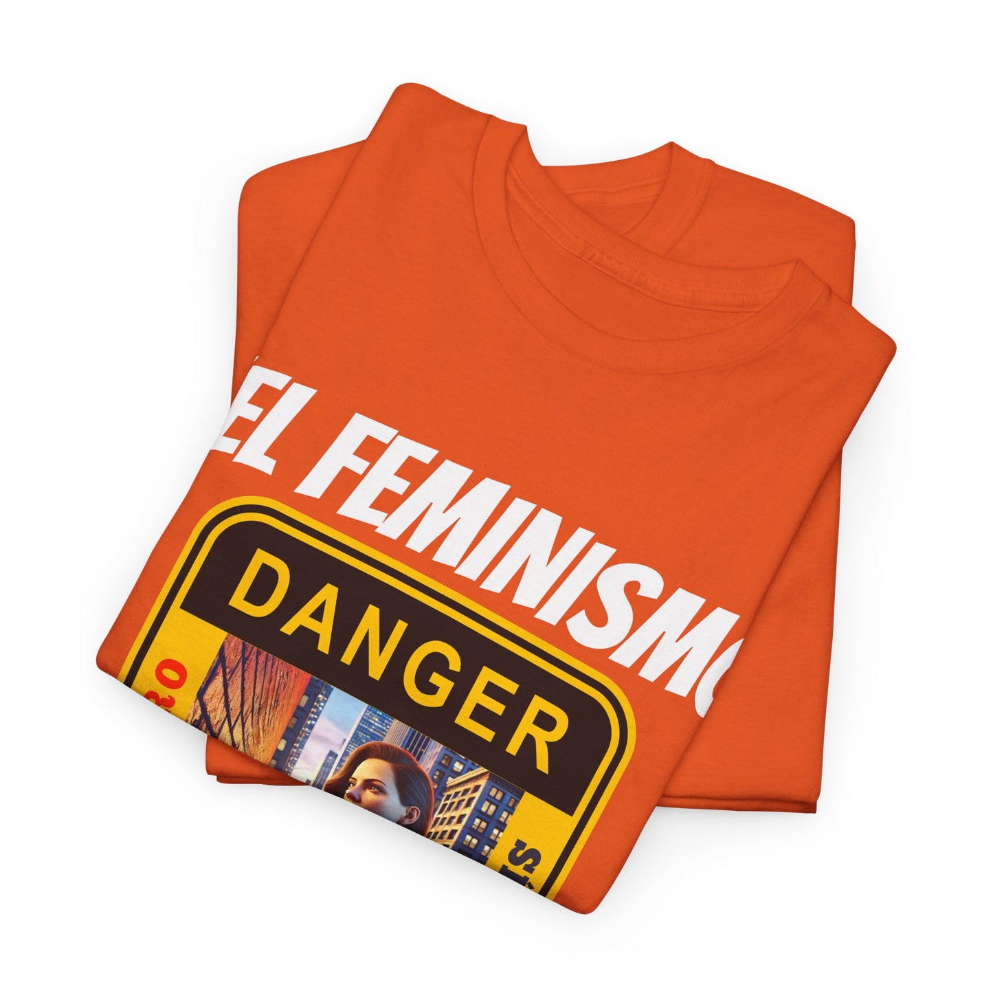 CAMISETA HOMBRE ALFA "EL FEMINISMO TE ENGAÑA".(EUROPA)