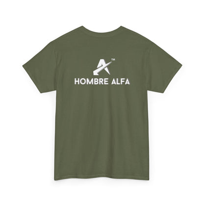 CAMISETA HOMBRE ALFA "I NEVER GIVE UP".(USA).