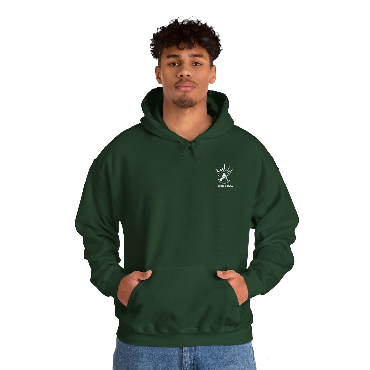 SUDADERA CON GORRO  "SIENTE TU ALFA". (EUROPA).