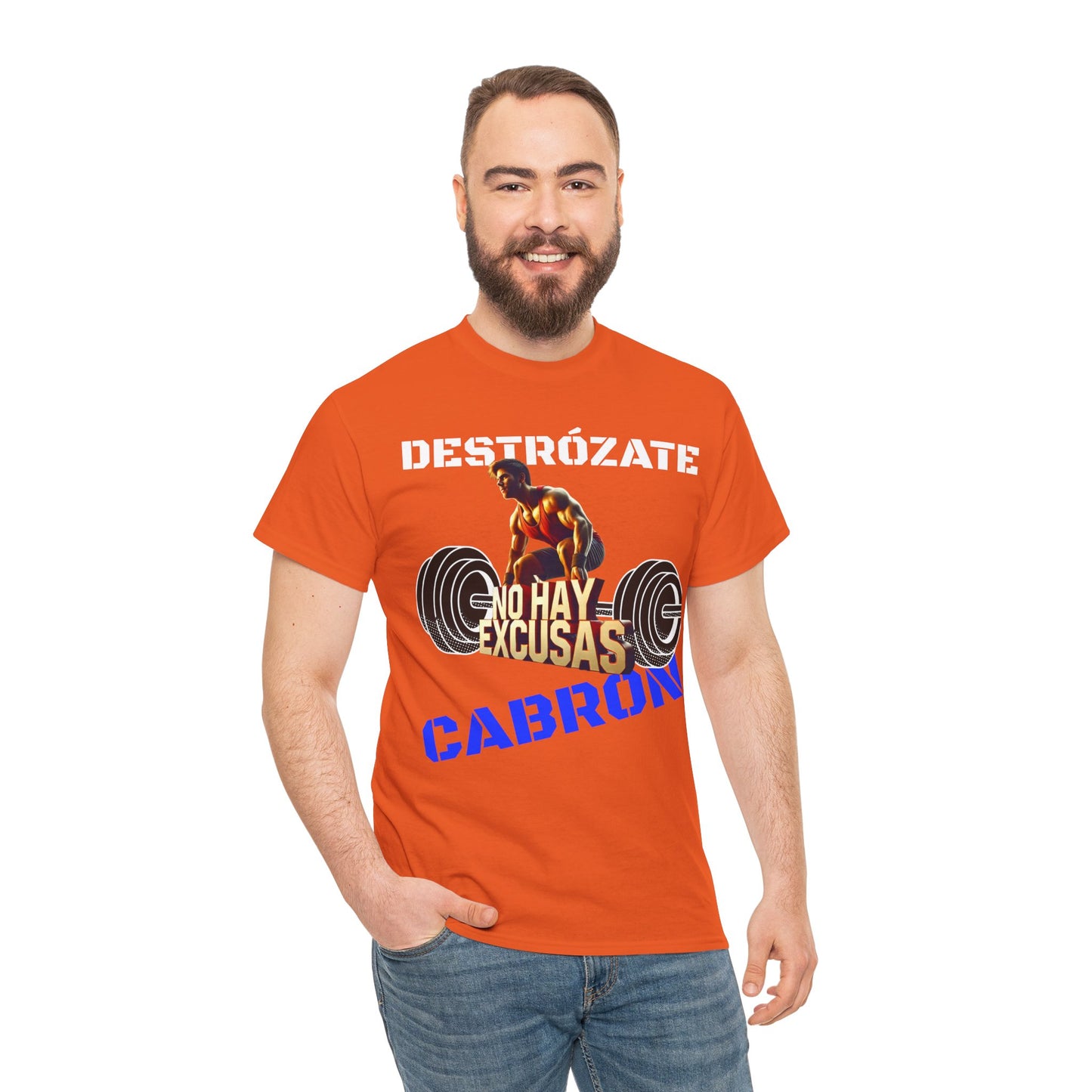 CAMISETA HOMBRE ALFA "NO HAY EXCUSAS".(EUROPA).