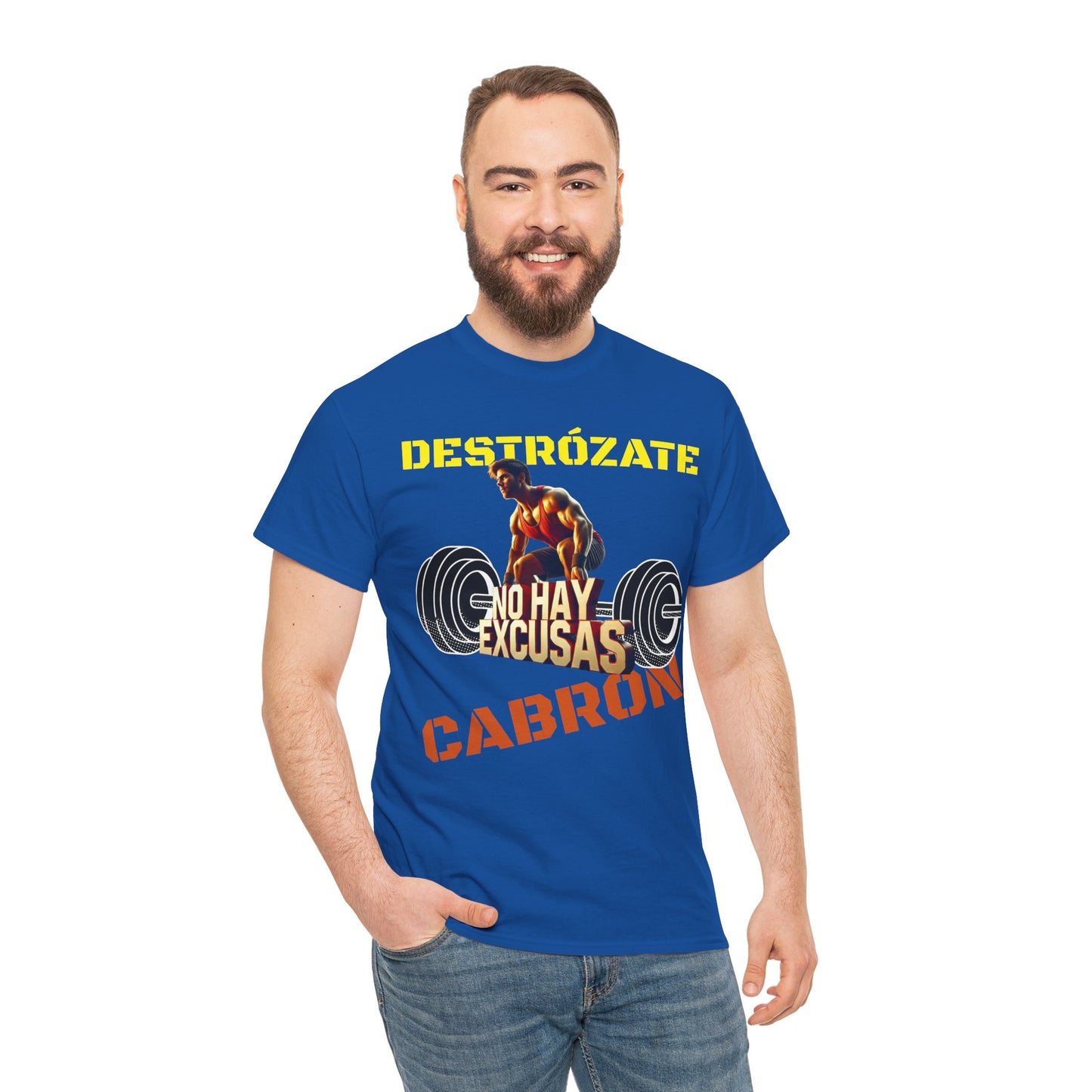 CAMISETA HOMBRE ALFA "NO HAY EXCUSAS".(EUROPA).