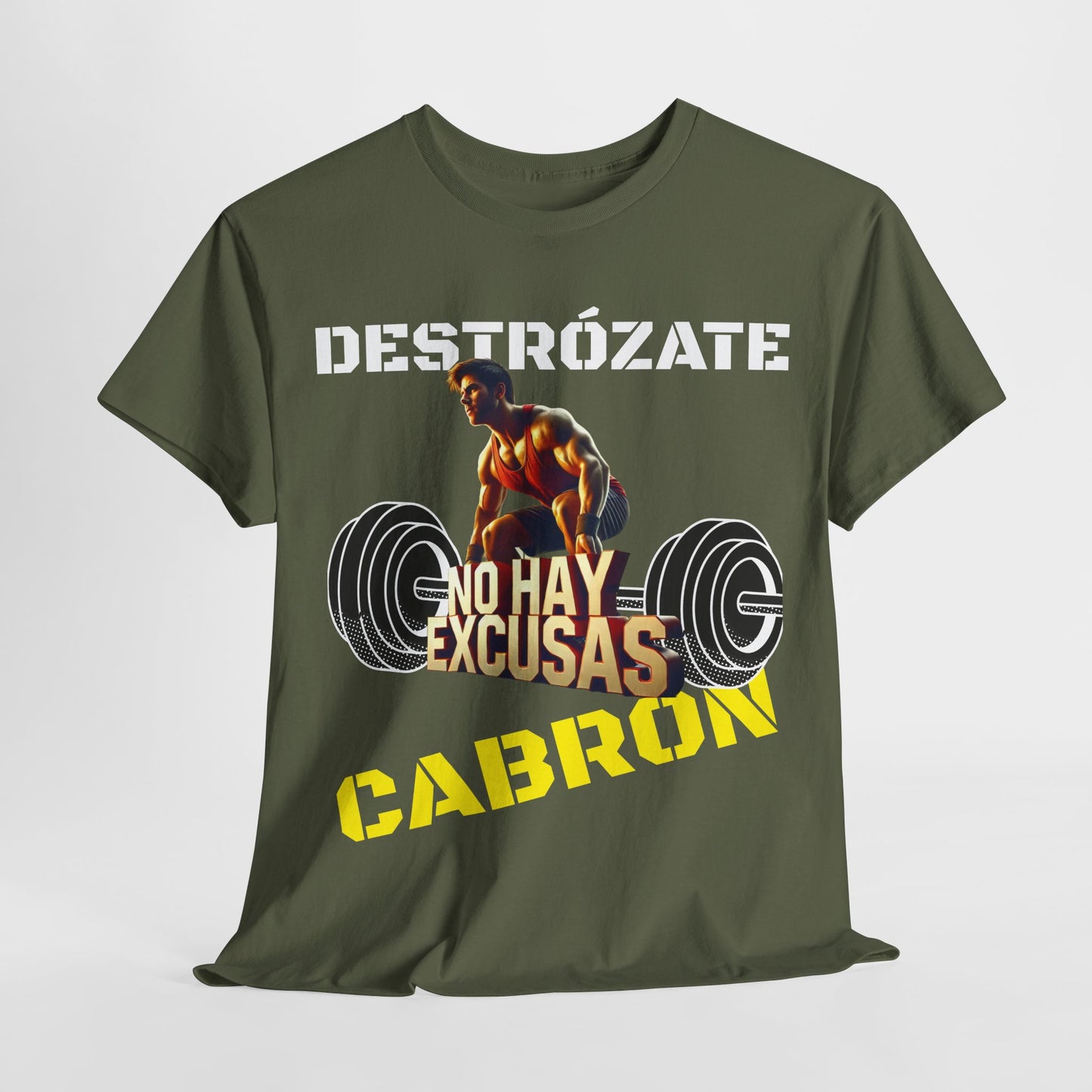 CAMISETA HOMBRE ALFA "NO HAY EXCUSAS".(EUROPA).