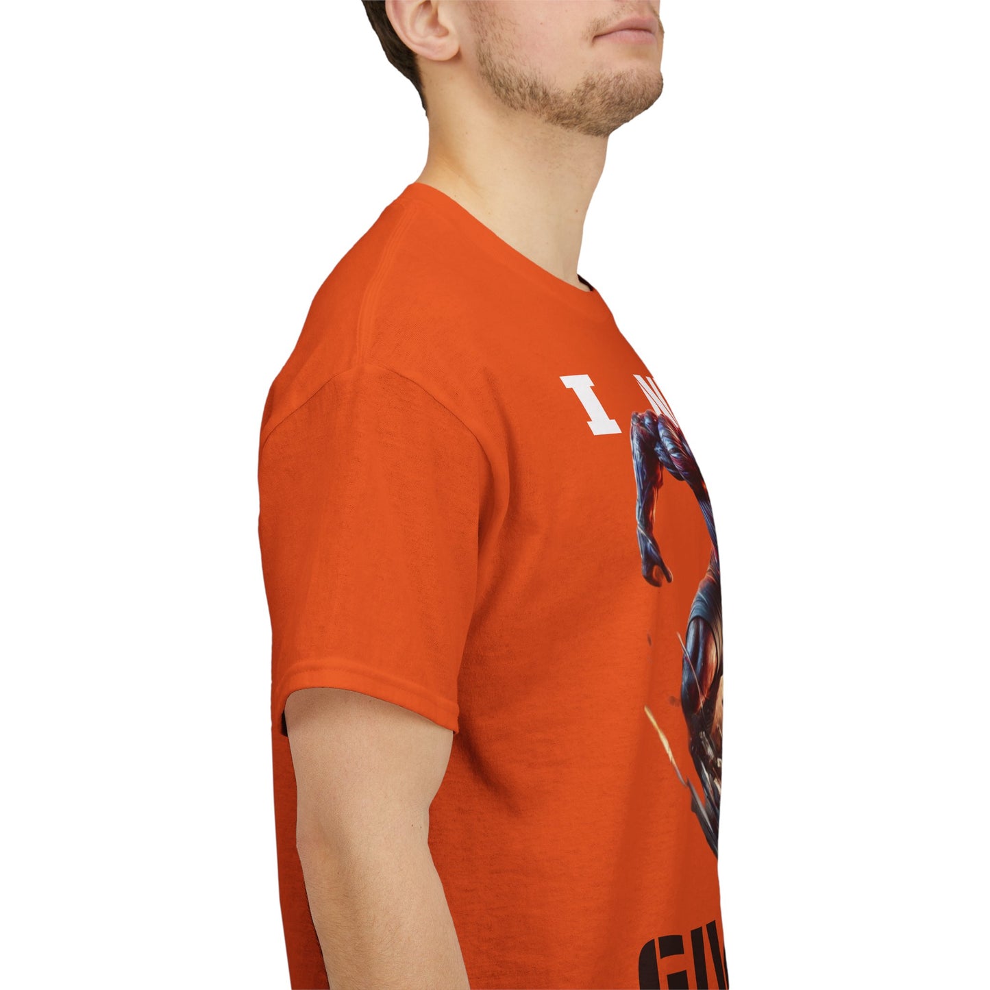 CAMISETA HOMBRE ALFA "I NEVER GIVE UP".(USA).