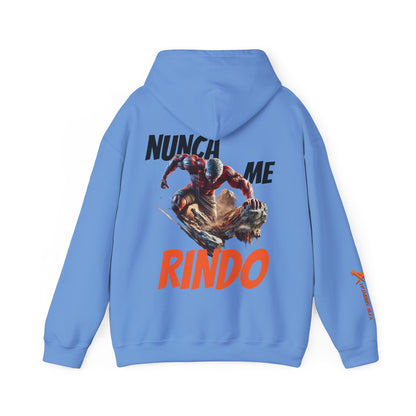 SUDADERA CON GORRO HOMBRE ALFA, "NUNCA ME RINDO".(USA).