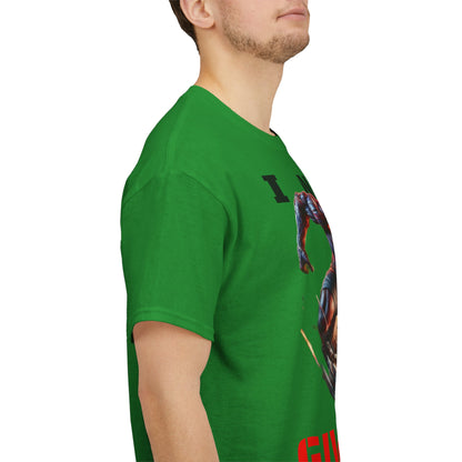 CAMISETA HOMBRE ALFA "I NEVER GIVE UP".(USA).